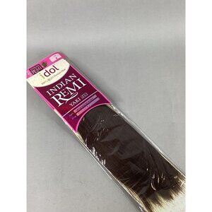 12s Idol Indian Remi #4 Dark Brown Indian Yaki 100% Human Hair Extension